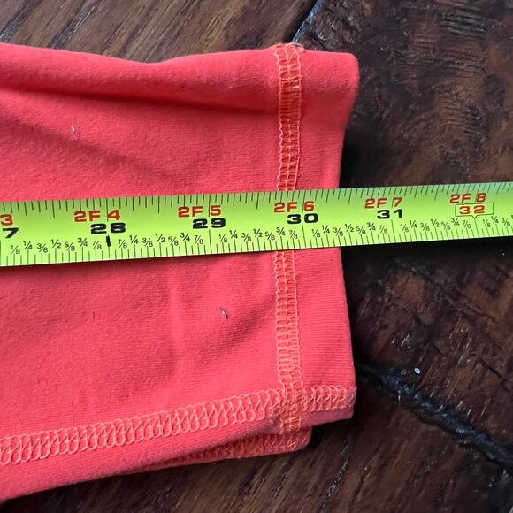 Albion Fit S Womens Orange Leggings 23" Regular Rise Athleisure Running Yoga - Picture 4 of 7